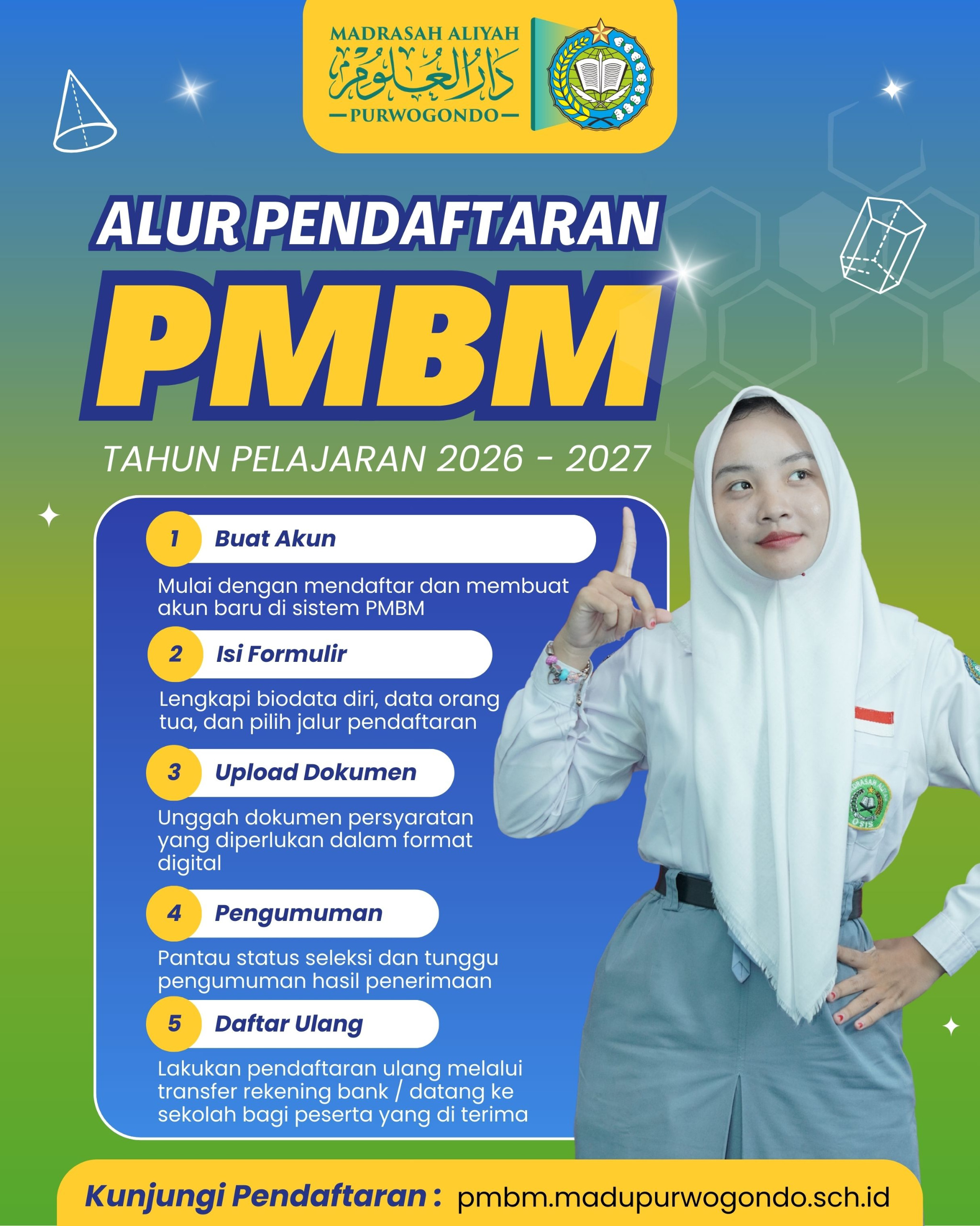 Alur Pendaftaran PMBM TP. 2026/2027
